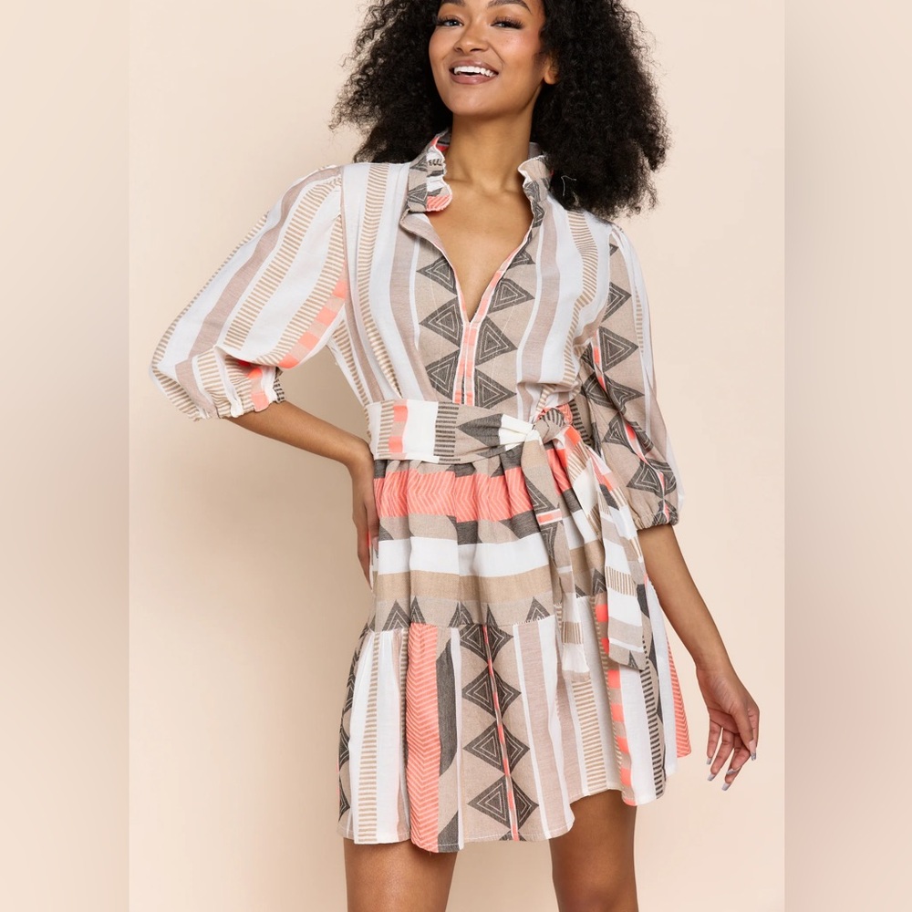 Italian 100% cotton dress Sofia